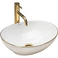 REA Vasque À Poser Sofia Gold Edge