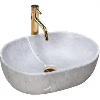 REA - Vasque à Poser Lavabo Lara Grey