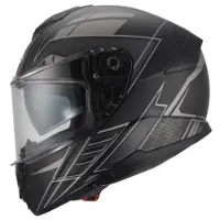 MTR S-1 Fiber Casque Intégral Mat/Noir/Gris L unisex