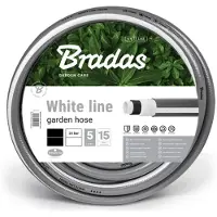 Bradas BradasWWL3/420 tuyau d'arrosage WHITE LINE, 3/4", argent/blanc, 20 m