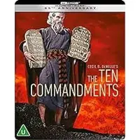 Import The Ten Commandments 1923 & 1956 Steelbook Blu-ray