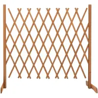vidaXL Clôture de jardin orange 180x100 cm Sapin massif