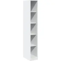 vidaXL Armoire blanche 30x50x200 cm Bois composite