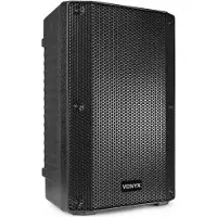 VONYX Haut-parleur VSA10BT (Actif, 1x 250 W), Haut-parleur PA, Noir