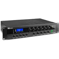 Power Dynamics Amplificateur Pro PDW500MP3 (Amplificateur à tube), Amplificateur stéréo, Noir