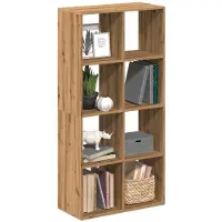 vidaXL Étagère séparatrice de pièce chêne artisanal 69,5x29x137,5 cm