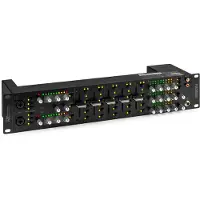 Power Dynamics PDZM800 Installatiemixer MET 3 Zonen (Mélangeur de ligne), Table de mixage, Noir
