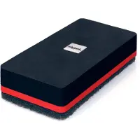 Sigel Effaceur de tableau Board Eraser, magnétique, pour tableaux magnétiques en verre et tableaux blancs magnétiques, plastique, rouge-noir, 1 pièce
