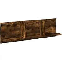 vidaXL Armoire murale 100x16,5x30 cm chêne fumé bois d'ingénierie