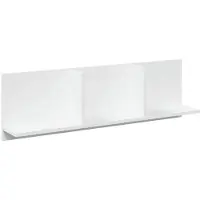 vidaXL Armoire murale 100x16,5x30 cm blanc bois d'ingénierie