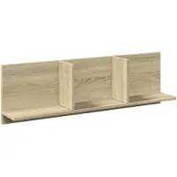 vidaXL Armoire murale 100x16,5x30 cm chêne sonoma bois d'ingénierie