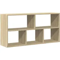 vidaXL Étagère murale chêne sonoma 100x25x50 cm bois d'ingénierie