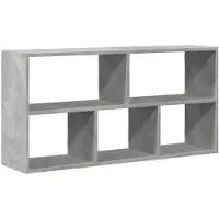 vidaXL Étagère murale gris béton 100x25x50 cm bois d'ingénierie