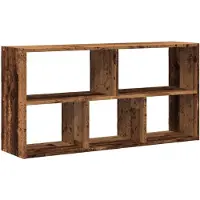 vidaXL Étagère murale vieux bois 100x25x50 cm bois d'ingénierie