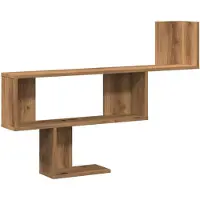 vidaXL Étagère murale chêne artisanal 100x15x70 cm bois d'ingénierie