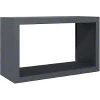 vidaXL Étagère à bois de chauffage anthracite 100x40x60 cm Acier