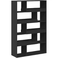 vidaXL Cloison de séparation noir 100x33x156,5 cm bois d'ingénierie