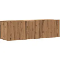 vidaXL Armoire TV murale Artisan-Chêne 100x30x30 cm Bois composite