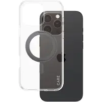 CARE by PanzerGlass Coque Kickstand MagSafe Apple iPhone 16 Pro Max - Noir