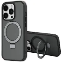 Accezz Coque Ring Stand avec MagSafe Apple iPhone 14 Pro - Noir