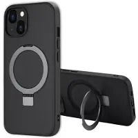Accezz Coque Ring Stand avec MagSafe Apple iPhone 13 - Noir