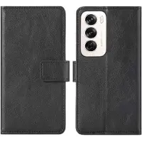IMoshion Étui de télephone portefeuille de luxe Oppo Reno 12 Pro - Noir