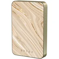 Burga Powerbank magnétique 5 000 mAh - MagSafe et Qi2 - Full Glam / Or