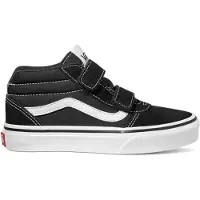 Vans Baskets Vans Youth Ward Mid V Suede Canvas Black White-Taille 38,5