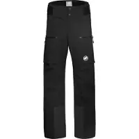 Mammut - Pantalon de ski thermique et isolant - Stoney HS Thermo Pants Men Black pour Homme - Taille XS - Noir