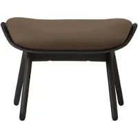 UMAGE The Reader Pouf black oak | Mocca - Textile