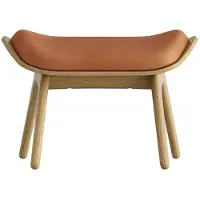 UMAGE The Reader Pouf Oak | Dunes rust - Leather