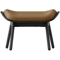 UMAGE The Reader Pouf black oak | Sugar brown - Textile