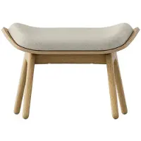UMAGE The Reader Pouf Oak | White sands - Textile