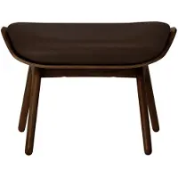 UMAGE The Reader Pouf black oak | Brown - Leather