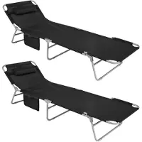 SoBuy Lot 2 Chaises Longues Jardin OGS35-SCHX2