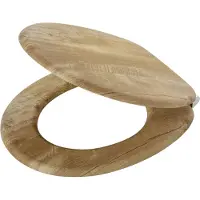 Tiger Hetta - WC -Brille - Weiche Schliessung - MDF / FSC - Brown (800589)