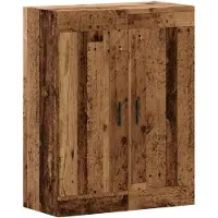 vidaXL Armoire murale imitation vieux bois 69,5x34x90 cm Bois composite