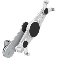 My Wall Support de tablette pour appui-tête de voiture, Support de tablette, Argent