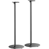 My Wall charge : 5 kg, hauteur : 714 mm, contenu : 2 pièces, noir (Installation murale, Support, Non mobile), Pied + support mural pour enceinte, Noir