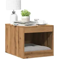 vidaXL Bac à litière Artisan-Chêne 47x59x42 cm Bois composite