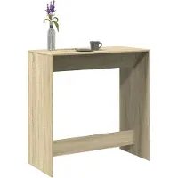 vidaXL Table de bar chêne Sonoma 102x50x103,5 cm Bois composite