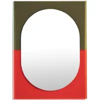 Petite Friture Wander Moyen Miroir Vermilion | Khaki
