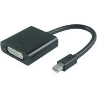 Microconnect Mini DisplayPort-DVI Mini DisplayPort DVI Noir