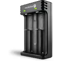 EverActive Chargeur pour batteries cylindriques lithium-ion LC-200