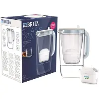 Brita Carafe filtrante en verre LED Maxtra Pro Blue, 2,5 l + filtre à eau Maxtra PRO All-In-1