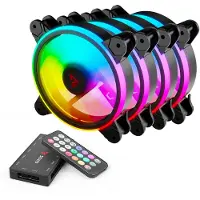 Savio Ventilateur Fan-01 Argb 120 Mm 4 Unités