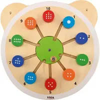 Vigatoys La plaque en bois VIGA correspond aux numéros de
