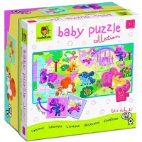 Ludattica Baby Puzzle Licorne - Jouet éducatif carton 32 pièces