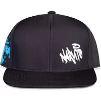 Difuzed Hommes, Casquette, NARUTO - Team Ninja - Casquette Snapback, Noir, (Taille unique)