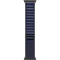 Apple Bracelet De Smartwatch 49mm Navy Alpine loop large Black Titanium (mypy3zm/a)